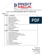 Module 3 InterfacePakagesException