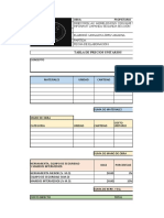 Formato de Tarjeta de Precios Unitarios - Morales López Ariadna 6F