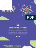 Horizontal and Vertical Motions of Projectile