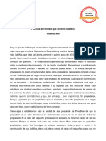 Filosofía Del Hombre Que Necesita Ladrillos - Roberto Arlt