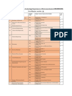 Electromecnanical Major Courses