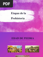 Etapas de La Prehistoria