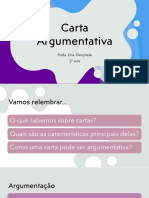 Carta Argumentativa