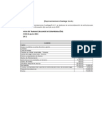 Formatos - Asientos de Diario - Regla T - Balance de Comprobación - ESF - ERI