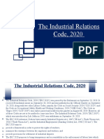 The Industrial Relations Code, 2020