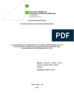 Utilização Da Tecnologia Iot para Construção de Um Protótipo de Sistema de Segurança Baseado Na Fechadura de Imp