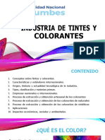 Tintes y Colorantes