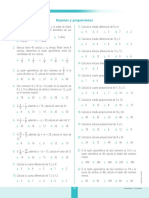 MAT5S - U1 - Ficha Cero Razones y Proporciones