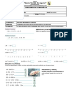 Examen Bimestral 1ro Secundaria