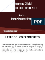 Leyes de Los Exponentes