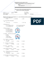 Soal PTS B. Inggris Kelas 5 Sem 1