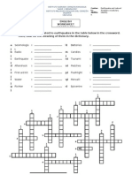 Cross Puzzle Earthquake