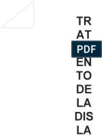 Tratamiento de La Dislalia