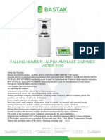 Falling Number - Alpha Amylase Enzymes METER 5100