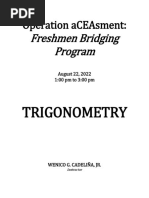 Trigonometry For Bridging