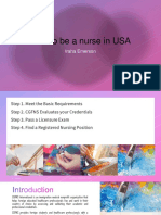 How To Be A Nurse in USA-iraha Emerson