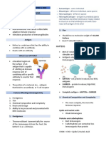 Module 3.1 - NATURE OF ANTIGENS & MHC