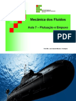 Aula 7 - MecFlu - Flutuação e Empuxo - 2019