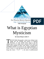 What Is Egyptian Mysticism: by Sunnu Khepera Ankh ( )