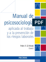 Manual de Psicosociología Al Trabajo y A La Prevención