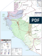 Mapa de Infraestructura de Transporte de Ica