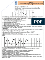 Exercice 1: PHYSIQUE / Unité:1 Propagation D'Une Onde-Ondes Progressives