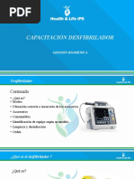 Capacitación de Desfibrilador