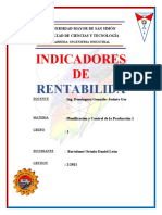 Indicadores de Rentabilidad Economicos y Financieros