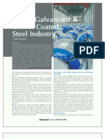 Indian Galvanised & Colour Coated Steel Industry