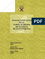 Anales Judiciales - Corte Suprema de Justicia - Peru - 2002