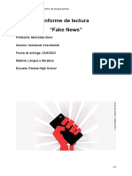 Informe de Lectura FAKE NEWS