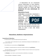 Naturalismo: Movimento Foi Uma Radicalização Do Realismo