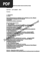 t1 Settlement Draft