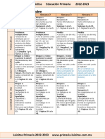 Octubre - 3er Grado Dosificación (2022-2023)