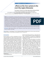 Ecosystem Health Sustain - 2016 - Zaharia - Urbanization Effects On The River Systems in The Bucharest City Region