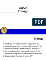 3 Ecology and Interactions