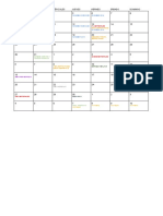 Calendario Mayo Junio