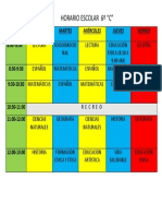 Horario Sexto