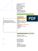 ACCA PM Decision Making Techniques