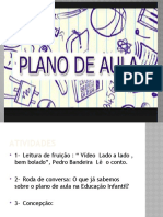 Apresentaçaõ 1 Plano de Aula Slide