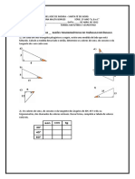 Exercícios 4 Trigonometria