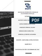 Gestion de Información Atreves de Plataformas Digitales