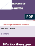 DECHAVEZ - JOSEPHFERDINAND - Discipline of Lawyers