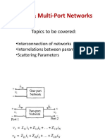 Lecture 4 - Single & Multi-Port Networks