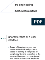 User Interface Design