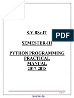 Python Manual