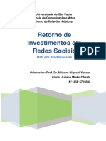 Retorno de Investimentos em Redes Sociai