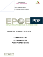 Compendio Psicopedagógico Pmoe 2015