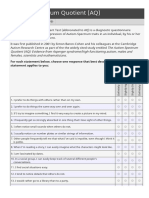 Psychology Tools Com Test Autism Spectrum Quotient