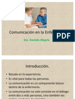 Comunicación en La Enfermería